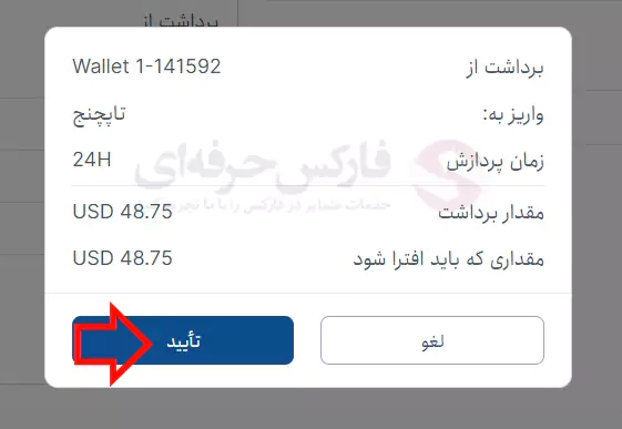 برداشت از اوپو فایننس - برداشت از بروکر اپو فایننس - برداشت از حساب اوپو فارکس 15