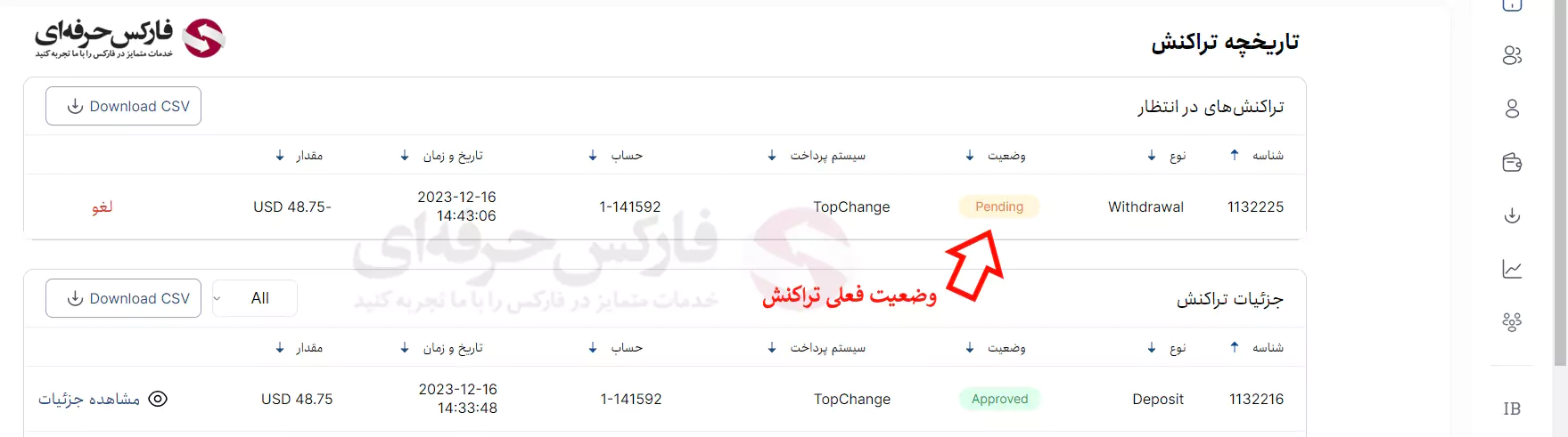 برداشت از اوپو فایننس - برداشت از بروکر اپو فایننس - برداشت از حساب اوپو فارکس 18