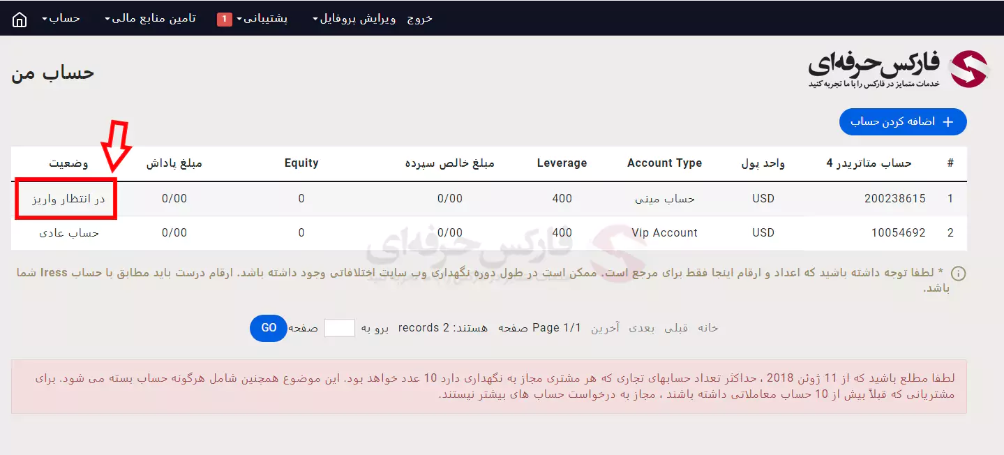 کپی ترید USGFX - کپی ترید یو اس جی اف ایکس 09