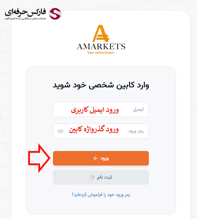 ورود به کارگزاری آمارکتس - ورود به بروکر آمارکتس -کابین شخصی آمارکتس 04