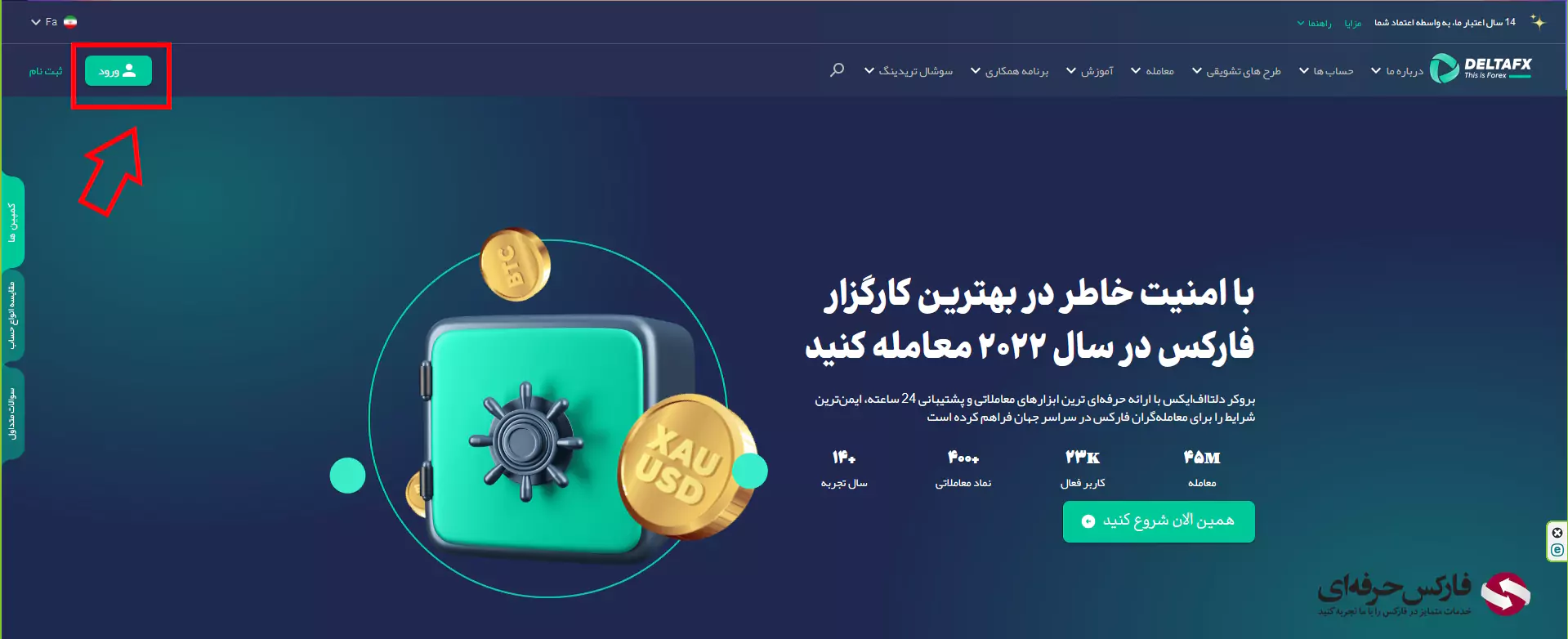 Deltafx ورود - ورود به بروکر دلتا اف ایکس - کابین شخصی دلتا اف ایکس 03