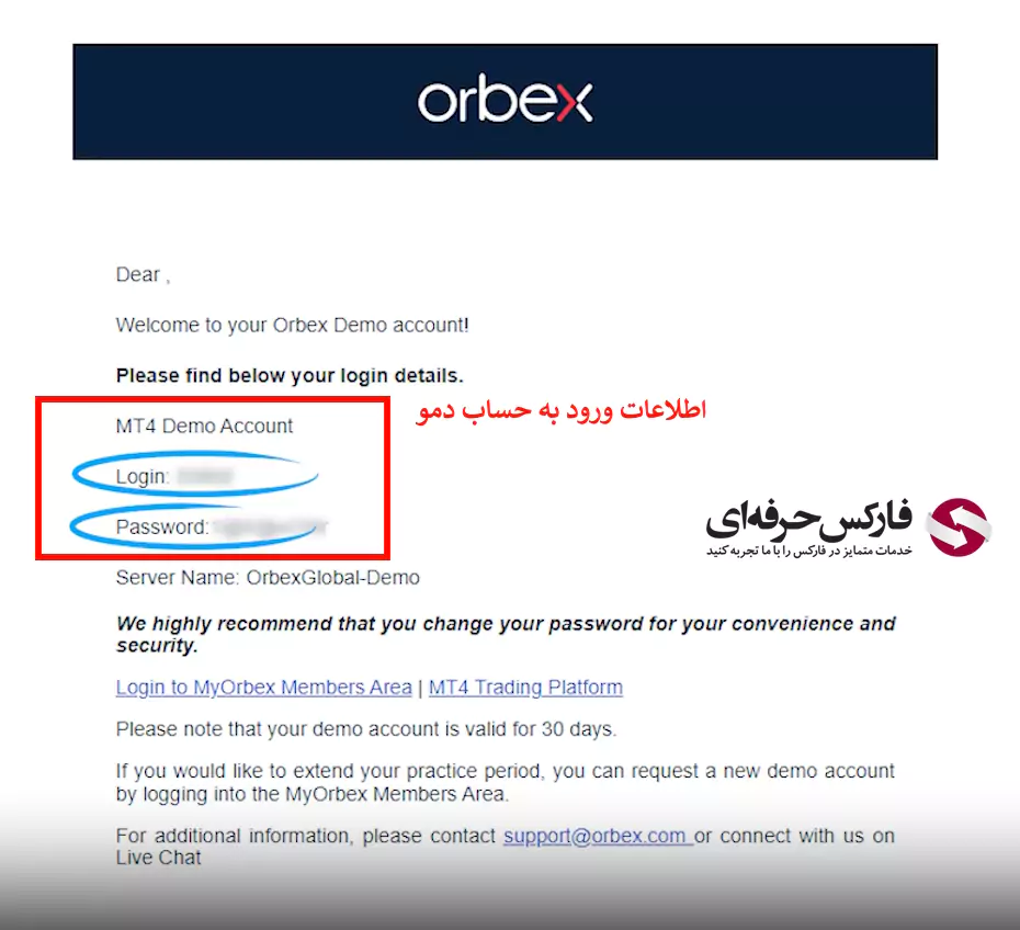 معرفی حساب دمو اوربکس - افتتاح حساب دمو بروکر اوربکس 04