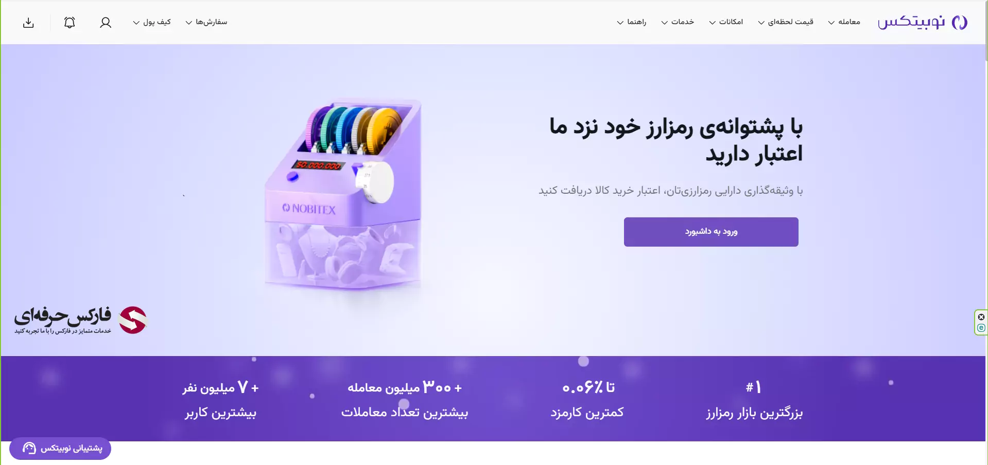 صرافی نوبیتکس - نوبیتکس ورود - صرافی نوبیتکس فارسی 04