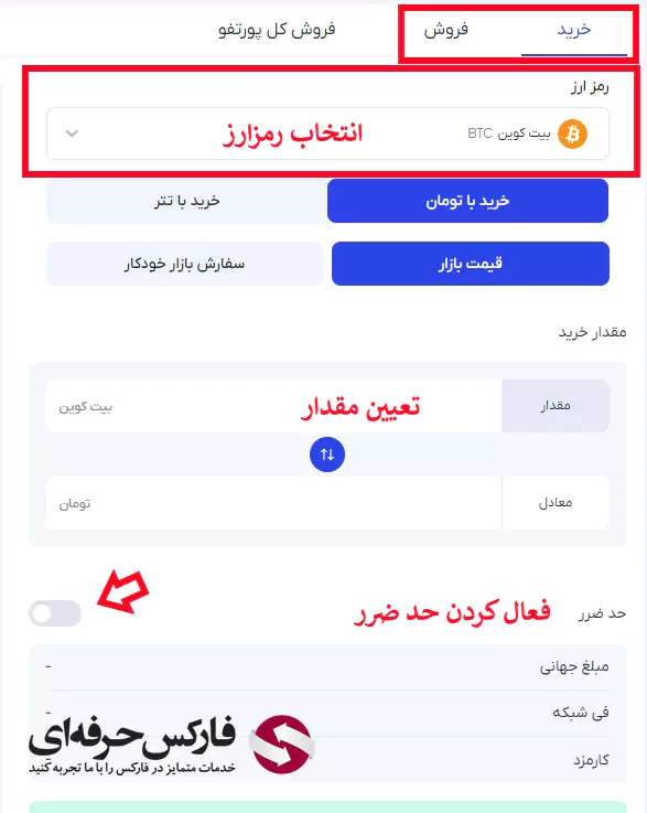 آموزش کار با صرافی آبان تتر - آموزش ترید در آبان تتر - نحوه خرید و فروش در آبان تتر - نحوه معامله در آبان تتر 05