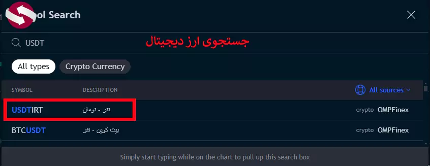 نحوه فروش ارز در او ام پی فینکس - فروش ارز دیجیتال در صرافی او ام پی فینکس 04