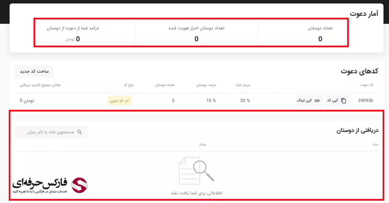 کد دعوت صرافی تبدیل - کد معرف صرافی تبدیل 04