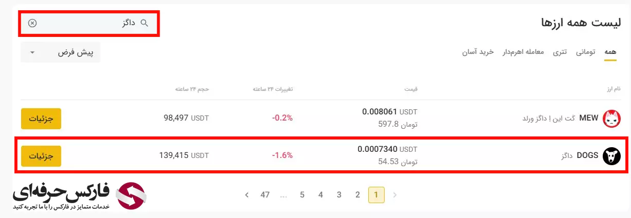 صرافی تبدیل قیمت تتر - صرافی تبدیل قیمت داگز - صرافی تبدیل قیمت بیت کوین - صرافی تبدیل چند ارز دارد؟ - قیمت همستر - لیست ارزهای صرافی تبدیل 07