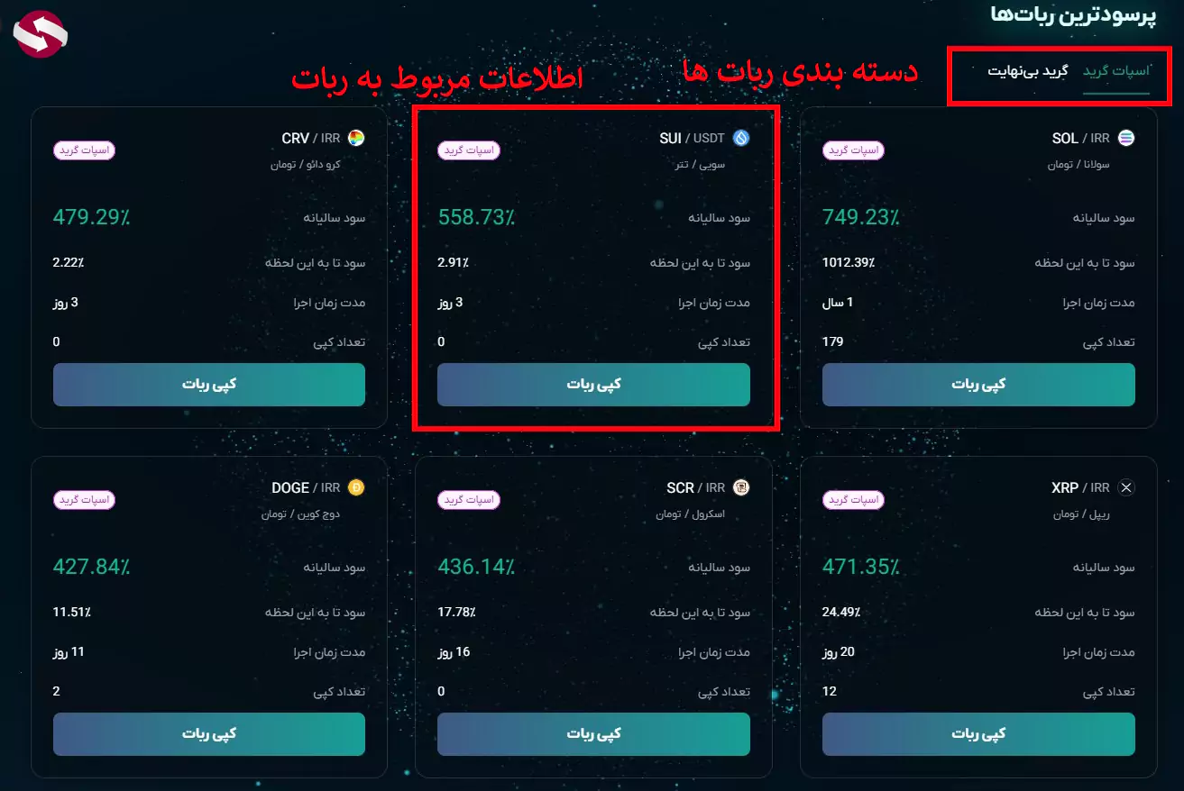 ربات معامله گر او ام پی فینکس - ربات ارز دیجیتال صرافی او ام پی فینکس - ربات های او ام پی فینکس 03