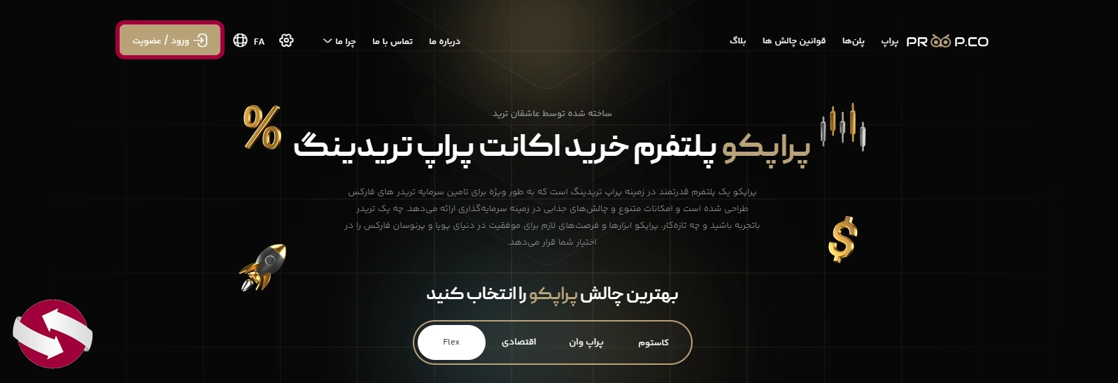 نحوه ورود به بخش ثبت نام در پراپکو